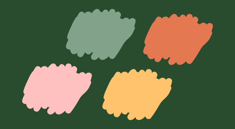 Palette de couleur écologique