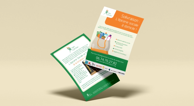 Création de flyer de graphiste print