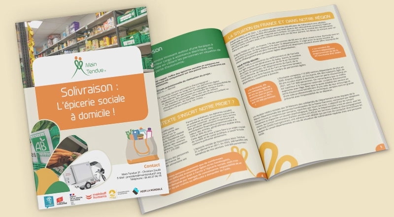 livret imprimé graphiste